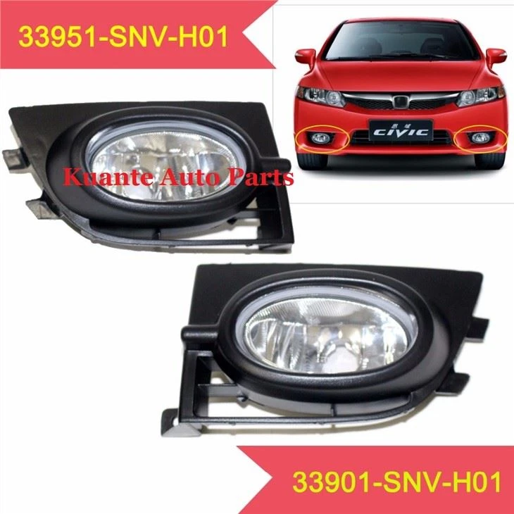 Satılık Honda Sis Lambası 2006 Honda Civic Sis Farları 33901-Snv-H01 33951-Snv-H01