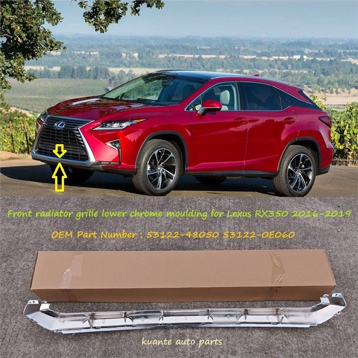 radiator grille lower moulding for Lexus RX350